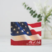 Vierde dag van de Onafhankelijkheidsdag van het Be Kaart (Staand voorkant)