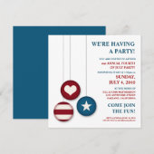 Vierde dag van de Onafhankelijkheidsdag van juli | Kaart (Voorkant / Achterkant)