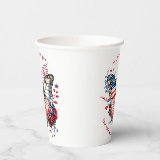 Vierde dag van de patriottische onafhankelijkheid  papieren bekers (Links)