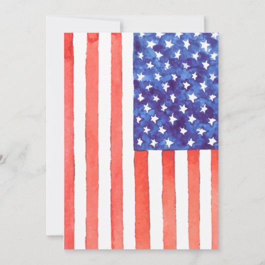 Vierde dag van juli kaart (Achterkant)