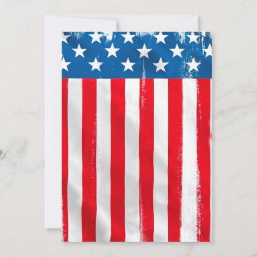 Vierde dag van juli kaart (Achterkant)