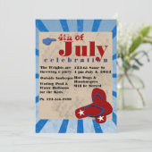 Vierde dag van juli Onafhankelijke Dag Barbeque (Staand voorkant)