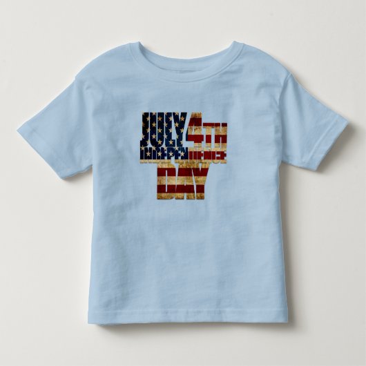 Vierde dag van onafhankelijkheid juli 2002 kinder shirts (Voorkant)