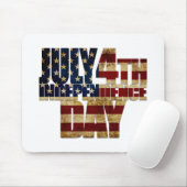 Vierde dag van onafhankelijkheid juli 2002 muismat (Met muis)