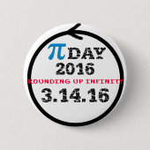 Vierde dag vieren ronde button 5,7 cm (Voorkant)