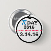 Vierde dag vieren ronde button 5,7 cm (Voorkant /achterkant)