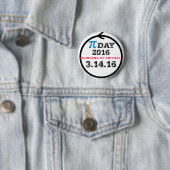 Vierde dag vieren ronde button 5,7 cm (In situ)