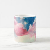 Vierde de Amerikaanse vlag houdt van digitale abst Koffiemok (Center)