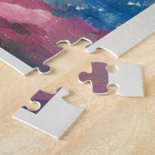 Vierde de Amerikaanse vlag houdt van digitale abst Legpuzzel (Zijkant)