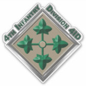 Vierde deelstuk over de infanterie sticker (Voorkant)