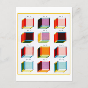 Vierde Dimensie Tesseracts  Briefkaart