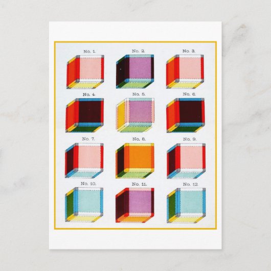 Vierde Dimensie Tesseracts  Briefkaart (Voorkant)