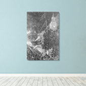 Vierde eeuw canvas afdruk (Insitu (Houten vloer))