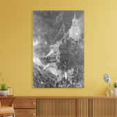 Vierde eeuw canvas afdruk (Insitu (Woonkamer))