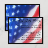 Vierde feestdag juli kaart (Voorkant / Achterkant)