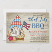 Vierde flitskoepel op 4 juli BBQ op 4 juli Kaart (Voorkant)