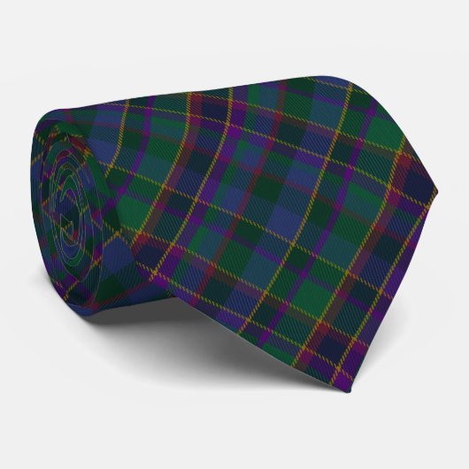 Vierde Fold Tartan Stropdas (Opgerold)