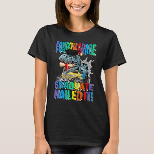 Vierde graad Afstuderen Nailed IT Afstuderen Dinos T-shirt (Voorkant)
