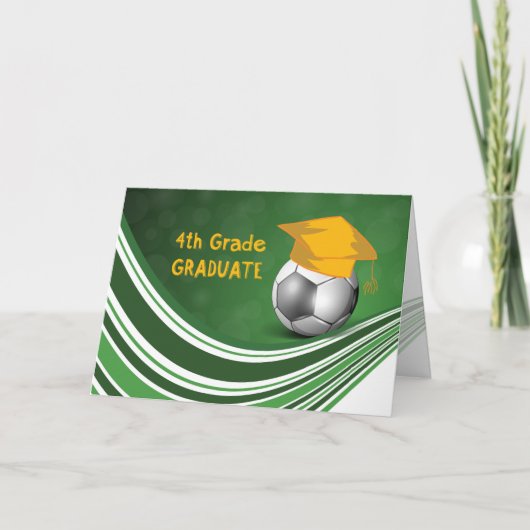 Vierde graad Afstuderen, Voetbal en Pet Kaart (Voorkant)