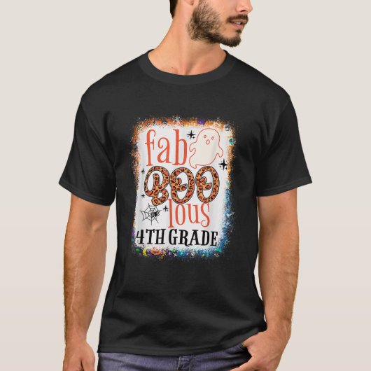 Vierde graad Boo Crew Vierde graad Leerleraar Stud T-shirt (Voorkant)