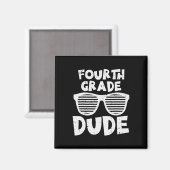 Vierde graad Gast 4de graad Leerkrachten Studenten Magneet (Voorkant / Achterkant)