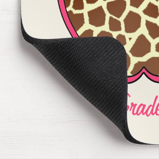 Vierde graad Giraffe leraar afdrukken Apple Muismat (Hoek)