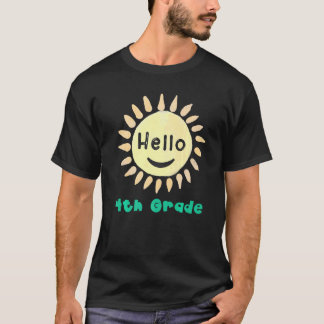 Vierde graad jongens meisjes leraar Hallo vierde g T-shirt