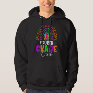 Vierde graad Kreeg Mardi Gras Carnival Leopard Rai Hoodie