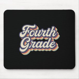 Vierde graad Leerleraar Retro 4e graad Muismat