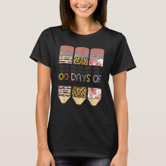 Vierde graad leraar 100e dag van de school grappig t-shirt