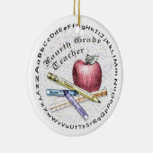 Vierde graad leraar keramisch ornament (Rechts)