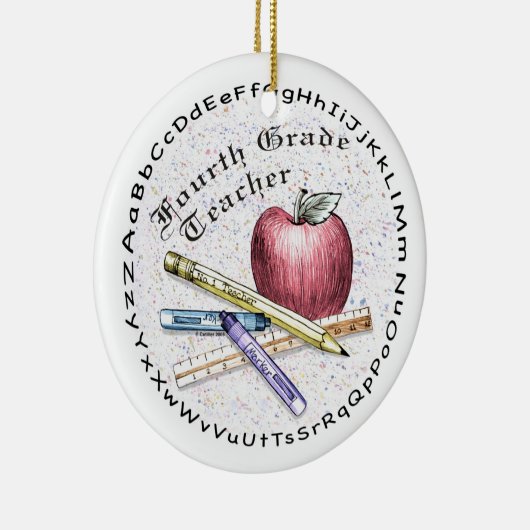 Vierde graad leraar keramisch ornament (Rechts)