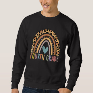 Vierde graad leraar leopard regenboog 4e graads th trui
