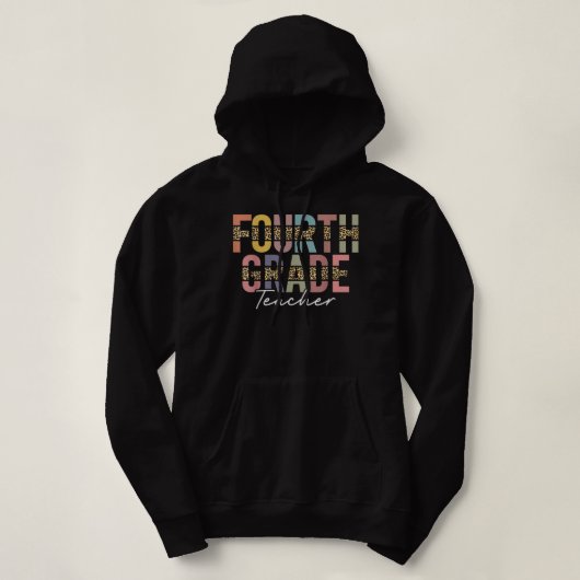 Vierde graad lerarenbaanvak Vierde graad Hoodie (Design voorkant)