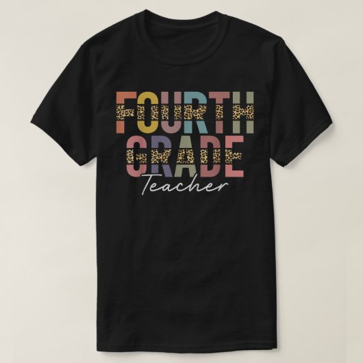Vierde graad lerarenbaanvak Vierde graad T-shirt (Design voorkant)