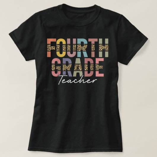 Vierde graad lerarenbaanvak Vierde graad T-shirt (Design voorkant)