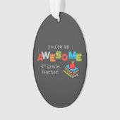 Vierde graad onderwijslerarenappreciatiedag, Gewel Ornament (voorkant)