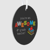 Vierde graad onderwijslerarenappreciatiedag, Gewel Ornament (voorkant)