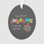 Vierde graad onderwijslerarenappreciatiedag, Gewel Ornament (voorkant)