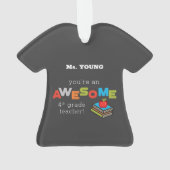 Vierde graad onderwijslerarenappreciatiedag, Gewel Ornament (achterkant)