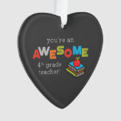 Vierde graad onderwijslerarenappreciatiedag, Gewel Ornament (voorkant)