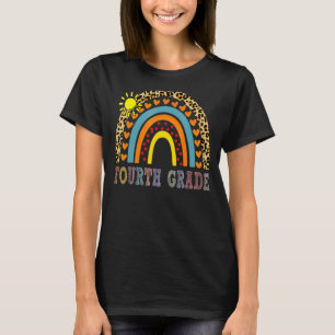 Vierde graad Regenboogmeisjes jongens Leerteam 4e T-shirt