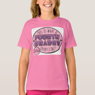 Vierde graad Shirt | paars en roze