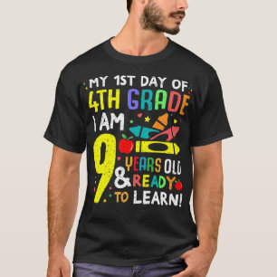 Vierde graad Terug naar eerste dag van de schoolba T-shirt