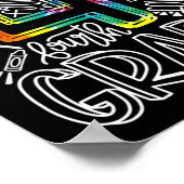 Vierde graad van het Typografische Team Poster (Hoek)