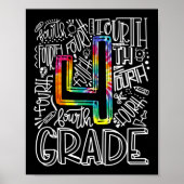 Vierde graad van het Typografische Team Poster (Voorkant)