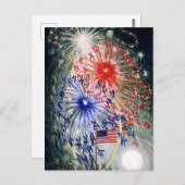 Vierde herdenking juli briefkaart (Voorkant / Achterkant)