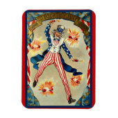 Vierde herdenking juli - oom Sam, Magneet (Verticaal)