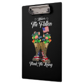 Vierde herdenkingsdag van juli Veteraan Honor Klembord (Links)