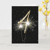 Vierde huwelijksdag kaart (Gele Bloem)